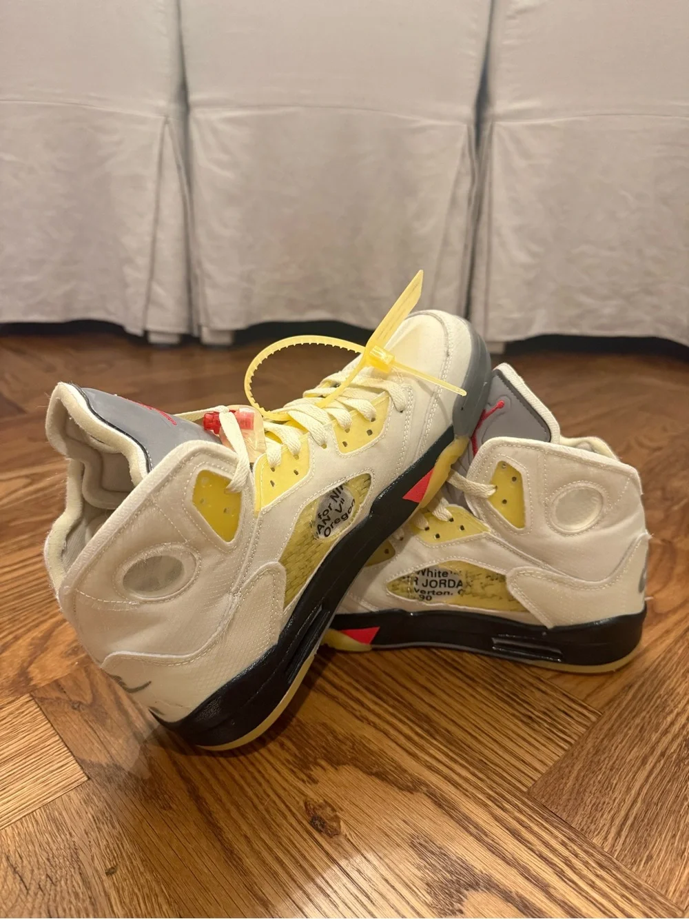 Off-White Jordan 5 Retro High-Top Sneakers